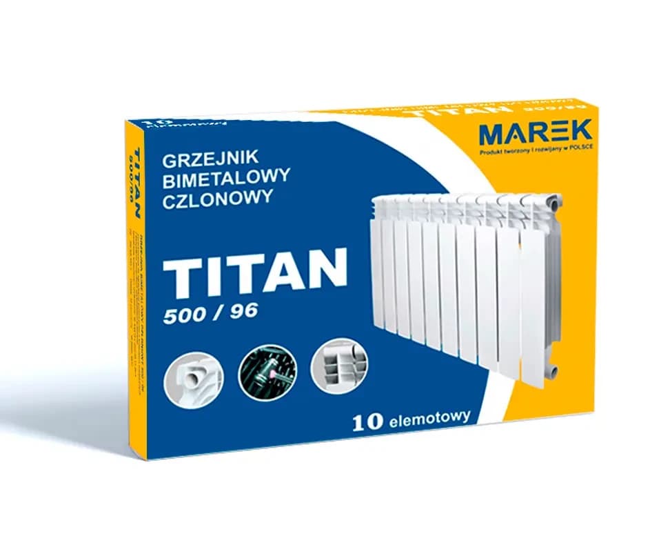 Радіатор Marek Titan 500x96 Біметалічний, Секційний