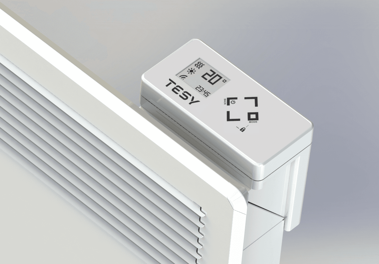 Електричний конвектор Tesy CN 051 150 EL CLOUD W з керуванням через Wi-Fi, Настінні конвектори tesy