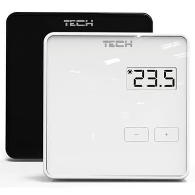 Бездротовий кімнатний регулятор температури TECH EU-R-8B (білий)