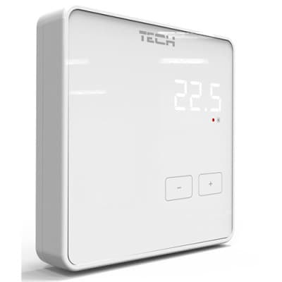 Дротовий кімнатний регулятор температури TECH EU-R-9Z (білий)