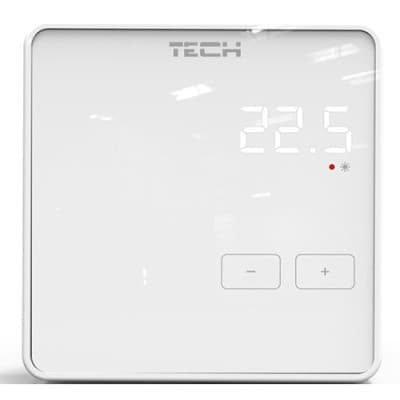 Дротовий кімнатний регулятор температури TECH EU-R-9Z (білий)