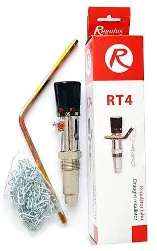 Регулятор тяги для твердопаливного котла Regulus RT4P
