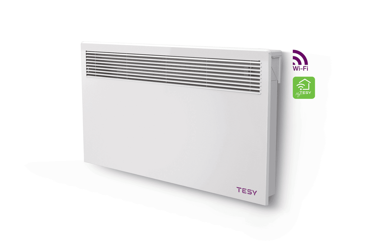 Электрический конвектор Tesy CN 051 200 EL CLOUD W с управлением через Wi-Fi, Настенные конвекторы tesy