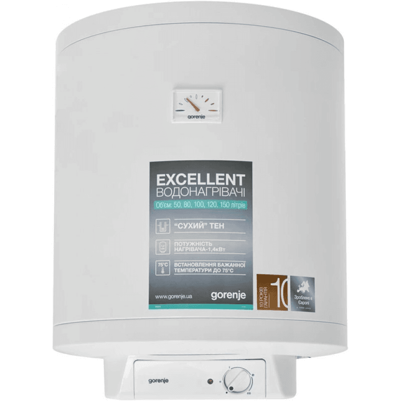 Бойлер Gorenje GBF 50 V9, Електроводонагрівач
