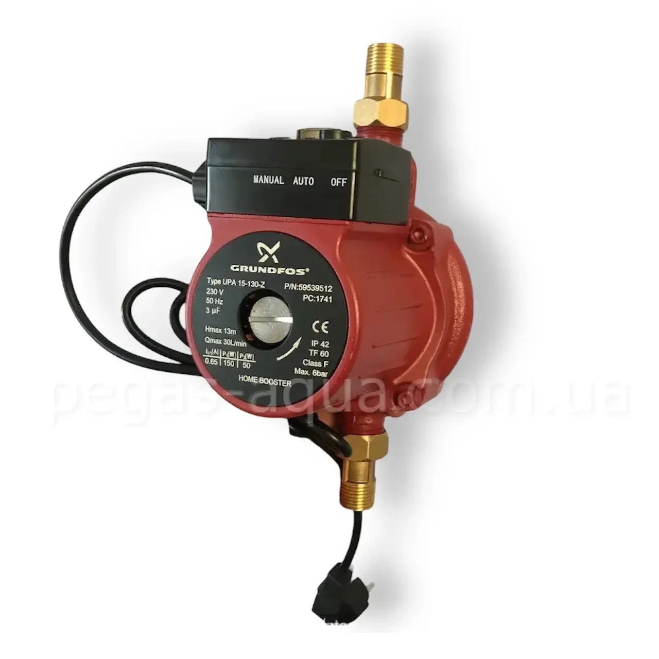 Насос підвищення тиску Grundfos UPA 15-130-Z 130Вт напір 13м з гайками для квартири та будинку