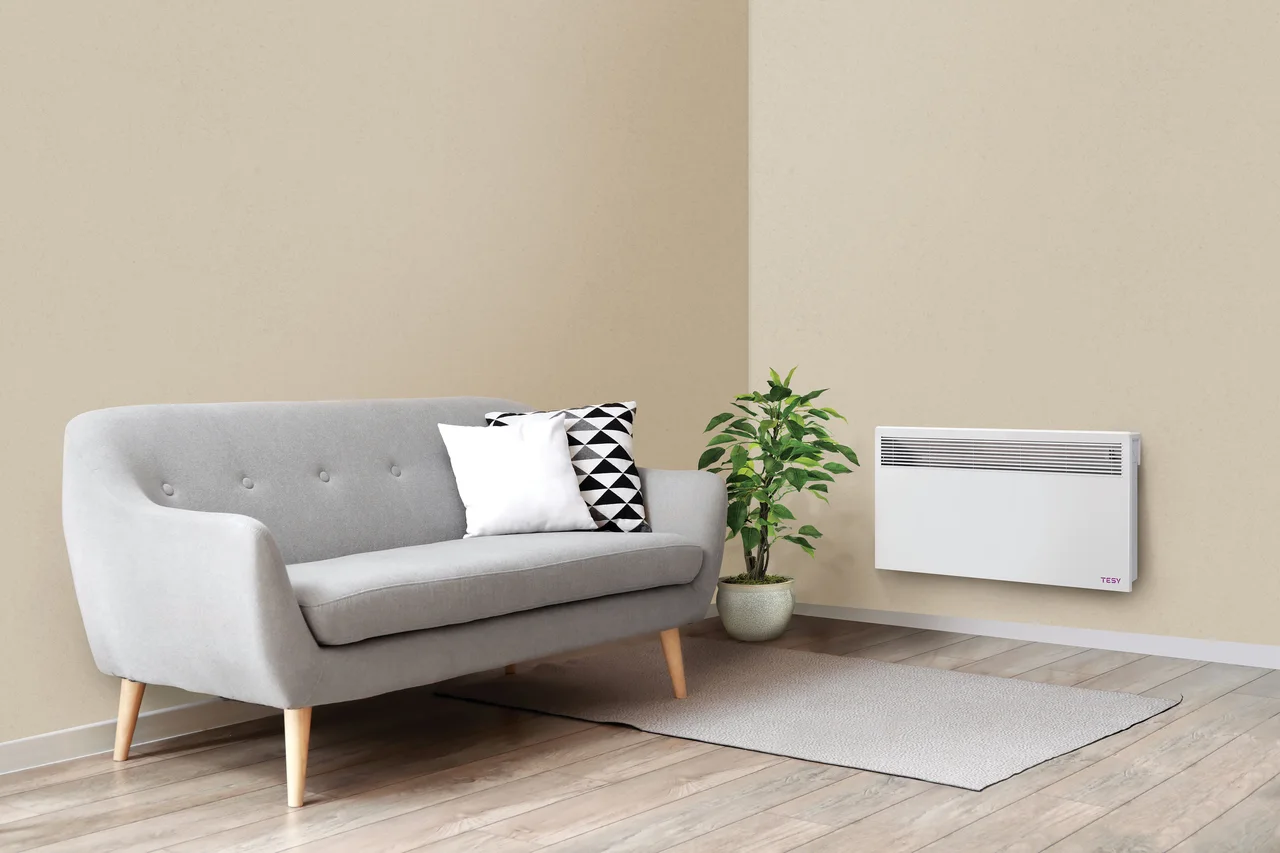 Електричний конвектор Tesy CN 051 150 EL CLOUD W з керуванням через Wi-Fi, Настінні конвектори tesy