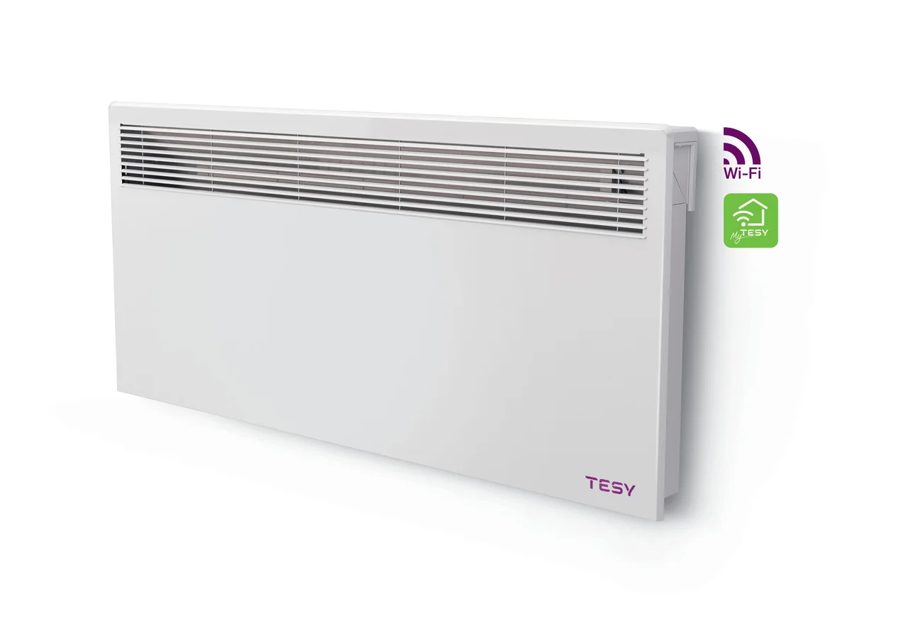 Електричний конвектор Tesy CN 051 250 EL CLOUD W з керуванням через Wi-Fi, Настінні конвектори tesy