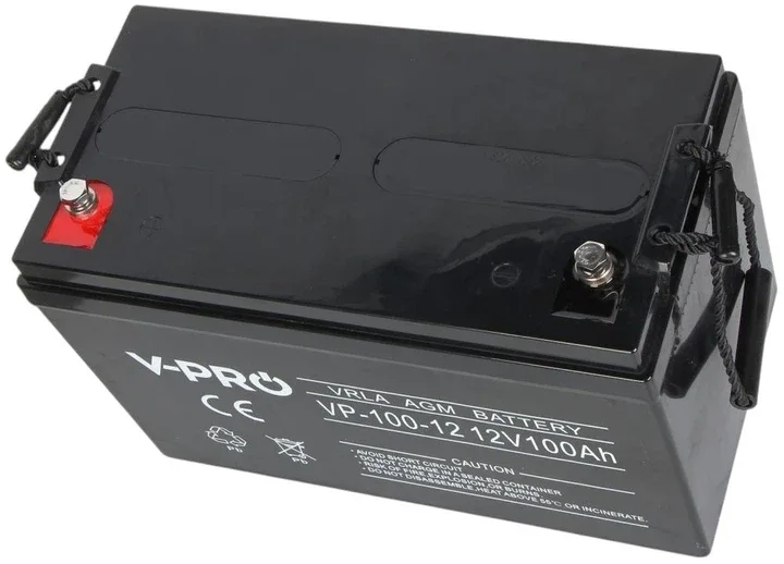 Акумулятор AGM Volt Polska V-PRO 12V 120 Ah (акумуляторна батарея для ДБЖ, інверторів та сонячних систем)