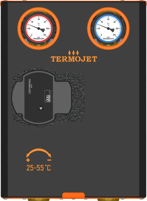 Насосна група термостатична Termojet НГ-46 DN25 без насосу
