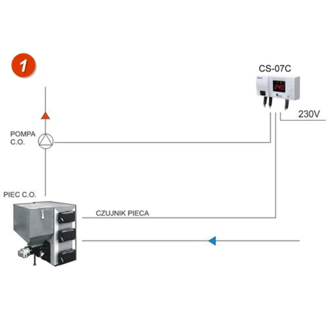 Контролер для насоса KG Elektronik CS-07 с