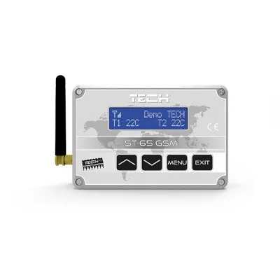 GSM-модуль керування TECH ST-65 GSM контролер для котлів і автоматики RS кабель СМС сповіщення