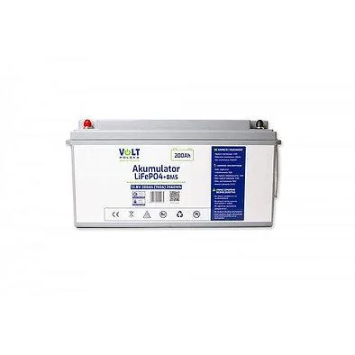 Акумулятор LiFePO4 Volt Polska + BMS 12.8V 200 Ah (150A) (литій-залізо-фосфатна акумуляторна батарея для ДБЖ, інверторів