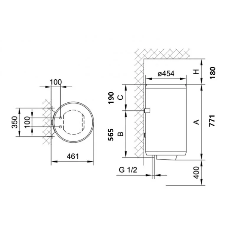 Бойлер Gorenje GBF 80 V9, Електроводонагрівач
