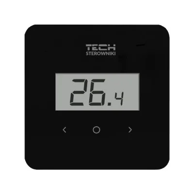 Бездротовий кімнатний регулятор температури TECH EU-R-12b (чорний)
