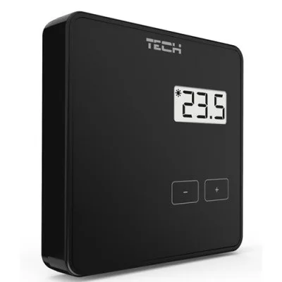 Безпровідний кімнатний регулятор температури TECH EU-R-8B (чорний)