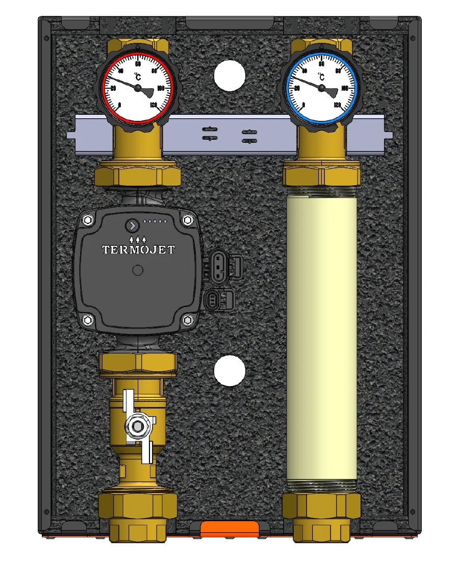 Насосна група пряма Termojet НГ-47 DN25 без насосу