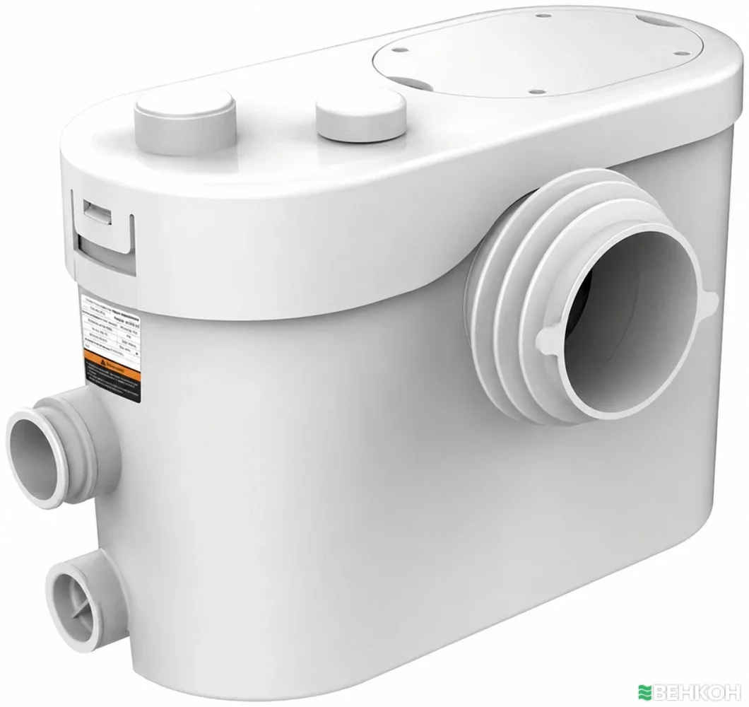TermojetTM WT400C — каналізаційна насосна станція без входу для унітаза (400W, Hmax = 8 m, Qmax=7,5m3/h)