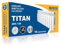Радіатор Marek Titan 300х96 біметалічний, секційний, 145 Вт