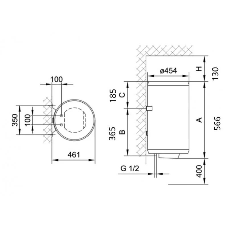Бойлер Gorenje GBF 50 V9, Електроводонагрівач