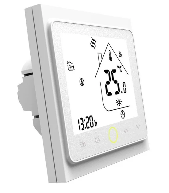 Термостат з ZigBee управлінням Tervix Pro Line управління теплими підлогами/котлом, білий