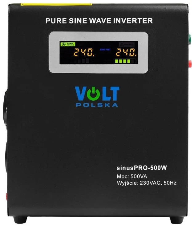 Джерело безперебійного живлення / Перетворювач напруги Volt Polska Sinus PRO 500W (12V / 230V)
