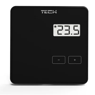 Безпровідний кімнатний регулятор температури TECH EU-R-8B (чорний)