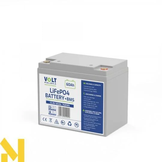 Акумулятор LiFePO4 Volt Polska + BMS 12.8V 60 Ah (60A)