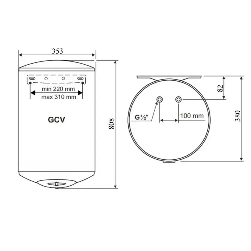 Бойлер TESY Anticalc Slim 50