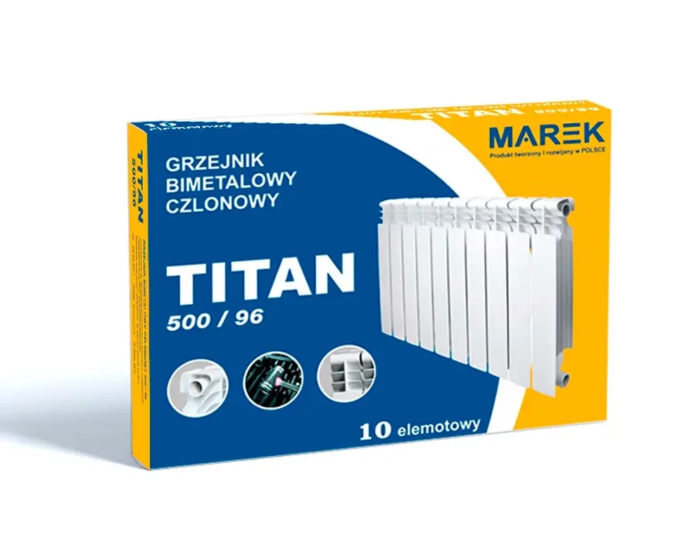 Радіатор Marek Titan 500x96 Біметалічний, Секційний