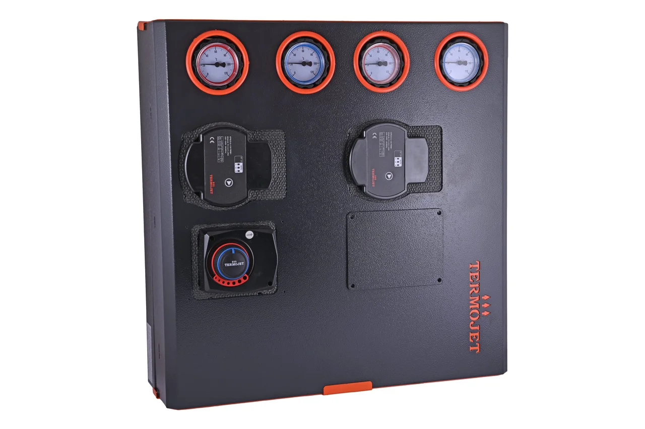 Модуль Termojet BOX2 в теплоізоляції (КМ2) UPS, 492х466мм, насосна група для опалення та теплої підлоги