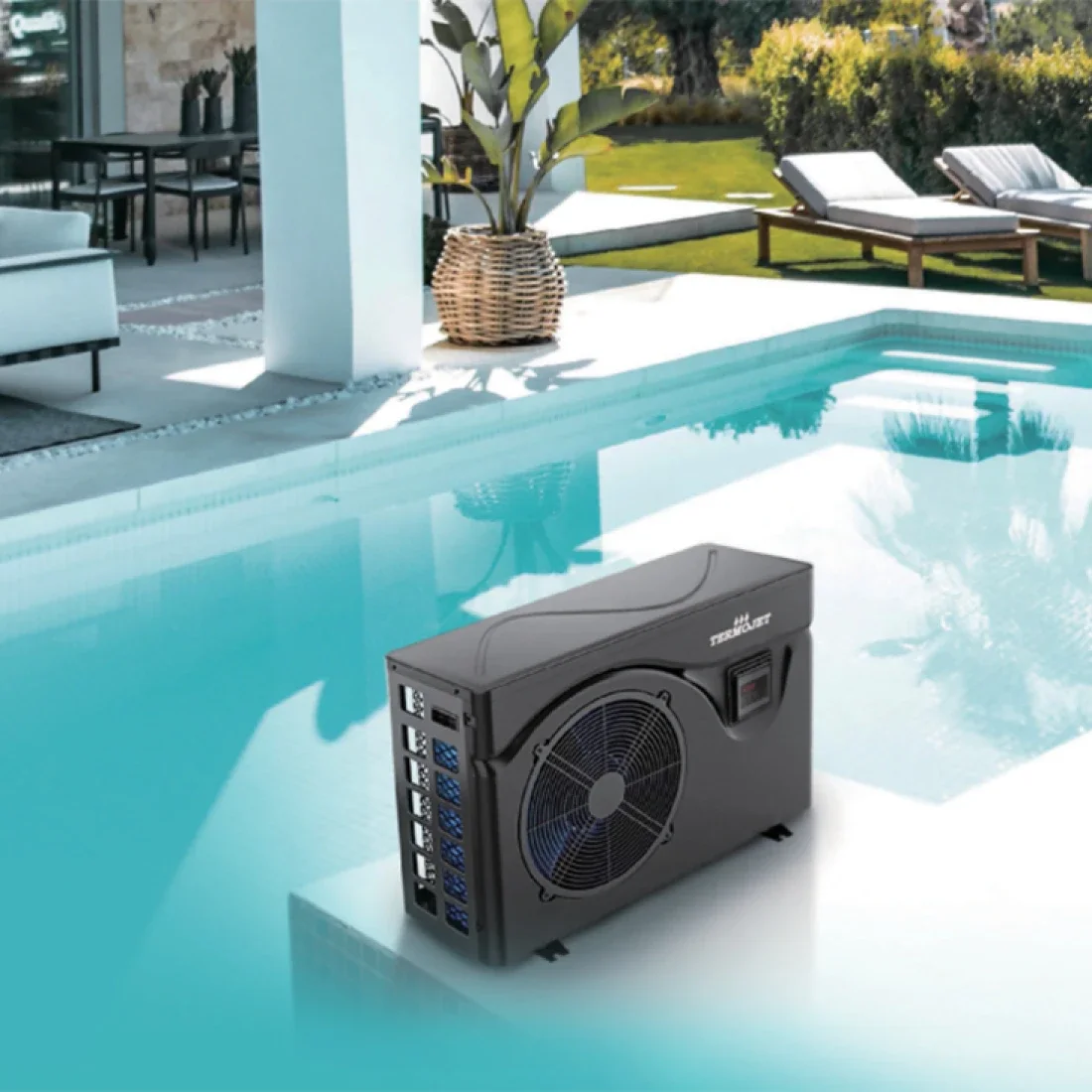 Тепловий насос для басейну Termojet 110SPR4INVM Dolphin, розмір басейну 25-50м²