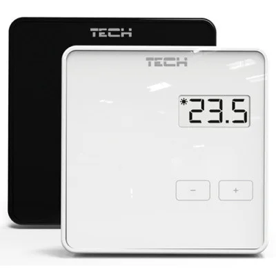 Безпровідний кімнатний регулятор температури TECH EU-R-8B (чорний)