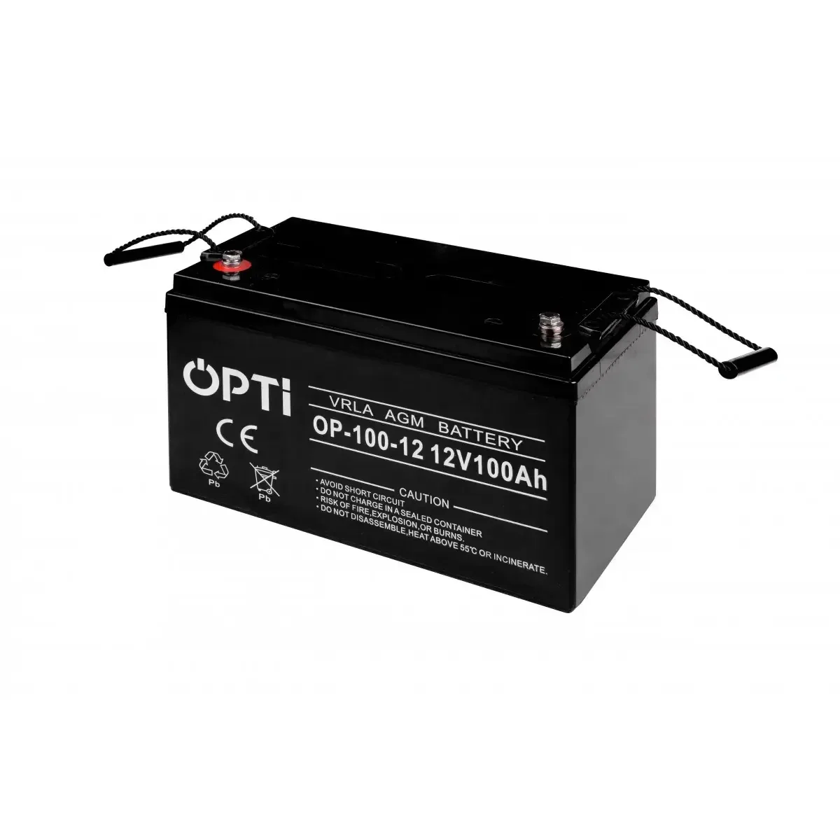 Акумулятор AGM Volt Polska OPTI 12V 100 Ah (акумуляторна батарея для ДБЖ, інверторів та сонячних систем)