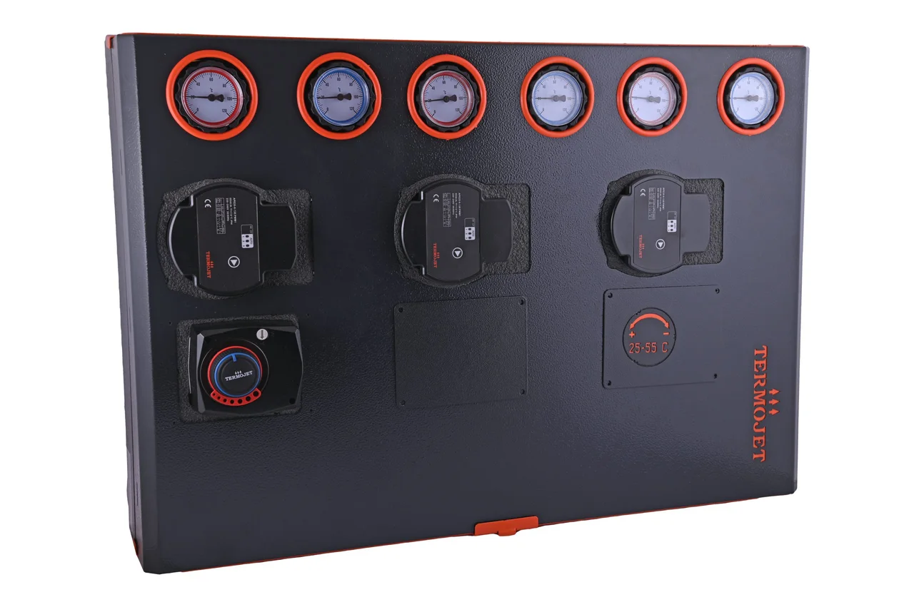 Модуль Termojet BOX3 в теплоізоляції (КМ2) UPS, 492х466мм, насосна група для опалення та теплої підлоги