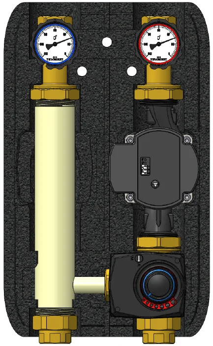 Насосна група змішувальна Termojet НГ-46 EPP BLACK DN25 без насосу